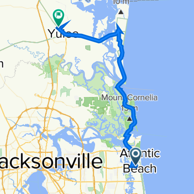 30.324° N -81.409° W nach 30.648° N -81.619° W