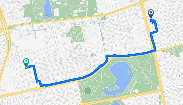 Aleea Buchetului 5, București to Strada Prieteniei 2, București