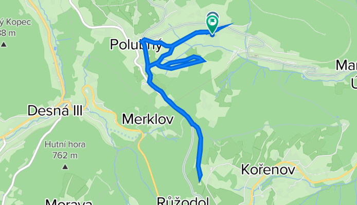 2019_03 Horní Polubný běžky