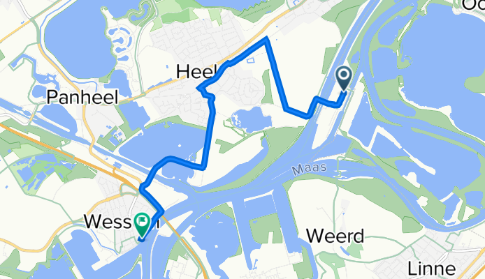 Sluisweg 11, Heel naar Maasboulevard, Wessem