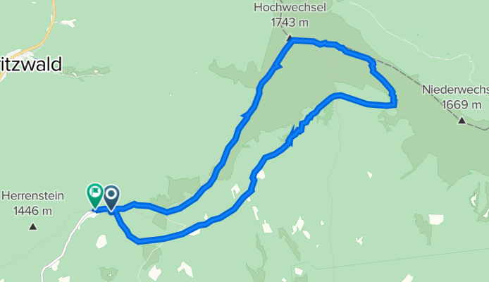 Hochwechselweg, Waldbach-Mönichwald nach Hochwechselweg 46, Rettenegg