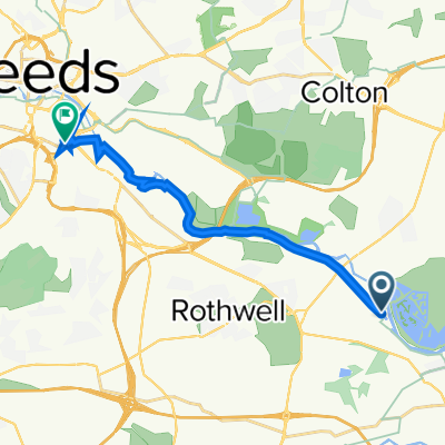 Fleet Lane, Woodlesford, Leeds to 36 Whitehouse St, Leeds