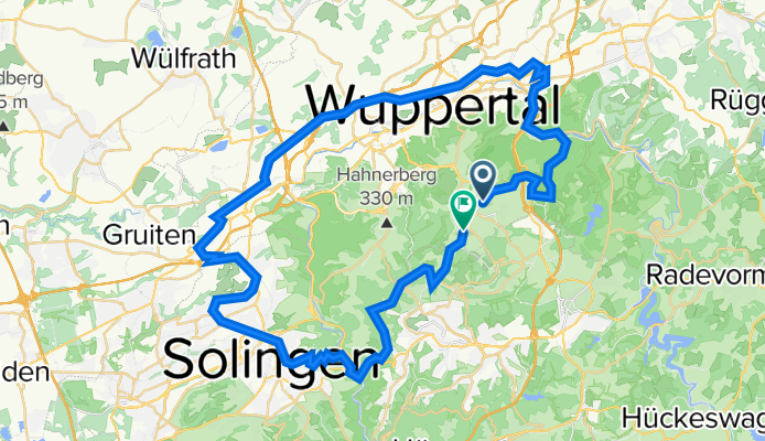 55 km Ronsdorf - Solingen - Ronsdorf 01.05.2021