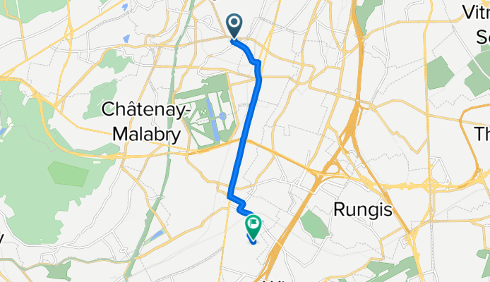 3 Rue Maurice Ravel, Sceaux à 21 Rue de l'Aubépine, Antony