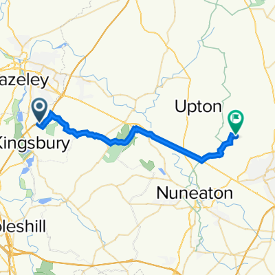 M42, Slateley, Kingsbury, Tamworth to Station Road, Stoke Golding, Nuneaton