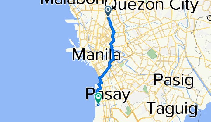 197-A Speaker Perez Street, Quezon City to Pacific Drive, Pasay City