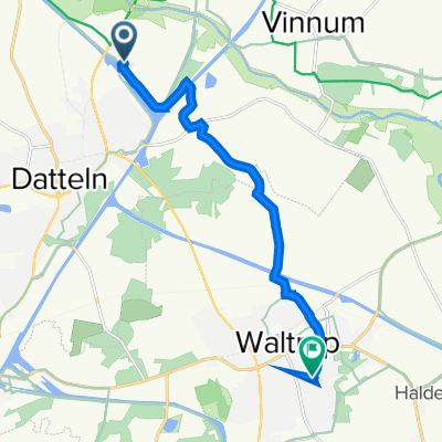 Natroper Weg 7, Datteln nach Bismarckstraße 29, Waltrop