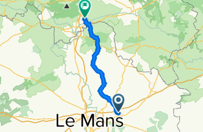 Route in der Bikemap App öffnen