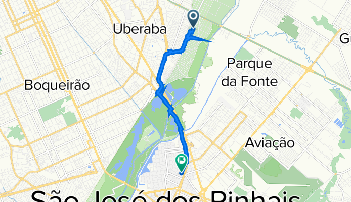 De Rua Odenir Dissenha 417 a Rua Aristídes França 413