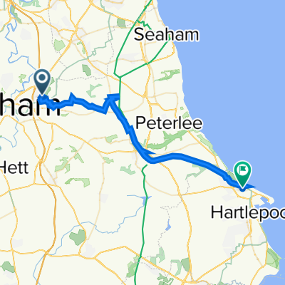 19 Brookdale, Durham to 52 Winterbottom Ave, Hartlepool