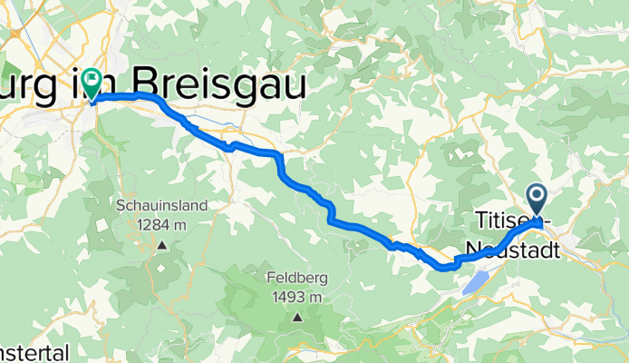 Im Schotten 20, Titisee-Neustadt nach Basler Straße 34, Freiburg im Breisgau