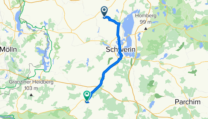 Seefelder Straße 3, Alt Meteln nach Feldstraße 70, Hagenow