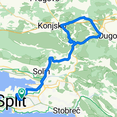 Split-Dugopolje-Koprivno-Konjsko_Split