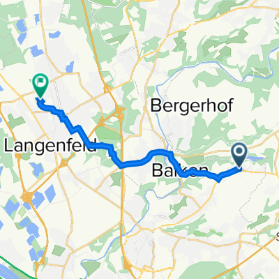 Im Oberfeld 4, Leverkusen nach Sepp-Herberger-Straße 15, Langenfeld (Rheinland)