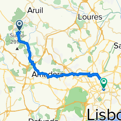 Rua dos Faisões 16, Belas to Avenida da República, Lisboa