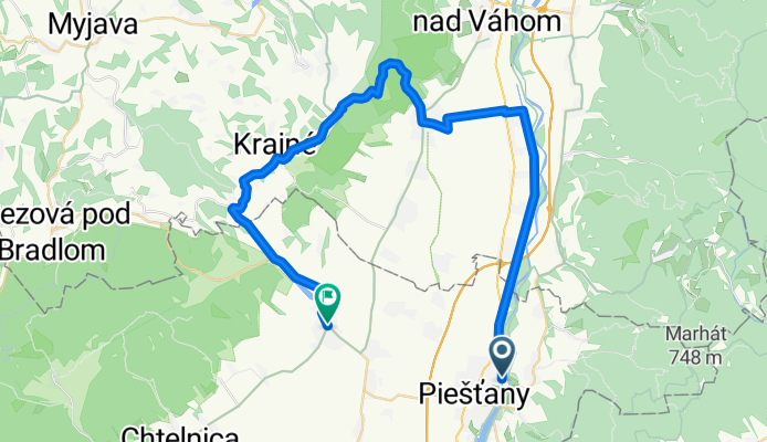 Piešťany- Vrbové cez Krajné