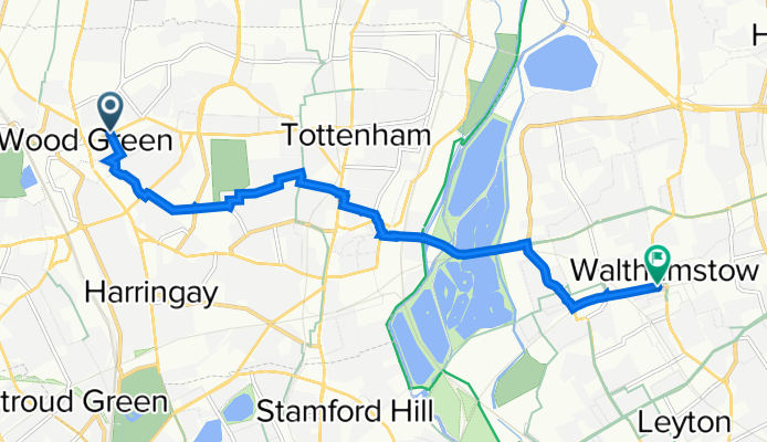 Lordship Lane 671 to Walthamstow Central station
