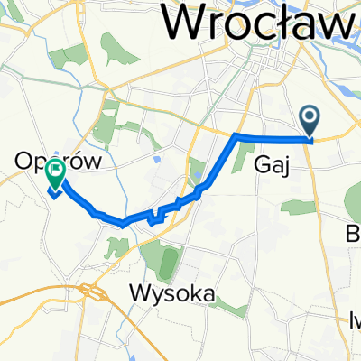 Aleja Armii Krajowej 46, Wrocław do Tyniecka 13, Wrocław