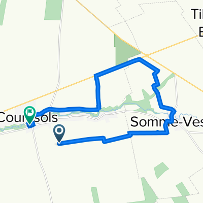 Itinéraire vers 33 Rue du Gué, Courtisols