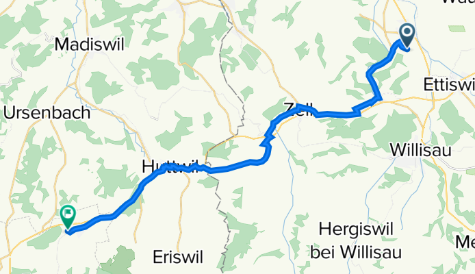 Burghalde 39–45, Schötz nach Gärbihof 7, Dürrenroth