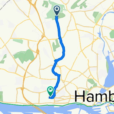 Schmiedekoppel 187–192, Hamburg nach Klausstraße 15, Hamburg