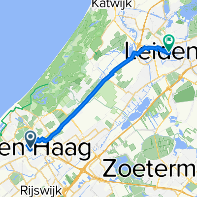 Prinsestraat 88, The Hague to Oude Rijn 1–31, Leiden