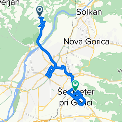 Ossario 5, Gorizia a Cesta Prekomorskih brigad, Šempeter pri Gorici