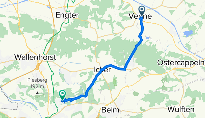 Obere Hiese 17, Ostercappeln nach Haster Esch 8, Osnabrück