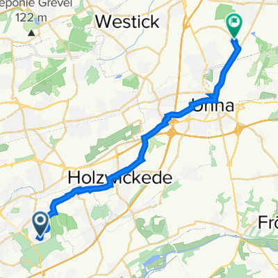 Walpkestieg 5, Dortmund nach Gießerstraße 5, Unna