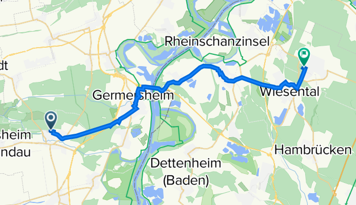 Kurt-Schumacher-Ring 29, Bellheim nach Bruchsaler Straße 22, Waghäusel