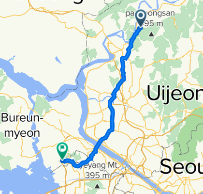 Papyeong-myeon 542-3, Paju-si to Yangchon-eup 581-14, Gimpo-si