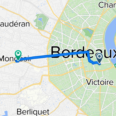 10 Rue Ravez, Bordeaux to 275 Avenue d'Arès, Bordeaux