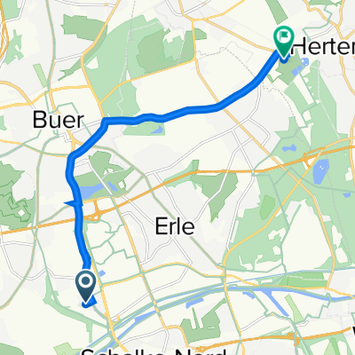 Hollmannsweg 2–16, Gelsenkirchen nach Im Schloßpark, Herten