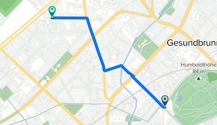 Mitte, Berlin nach Oudenarder Straße 16, Berlin