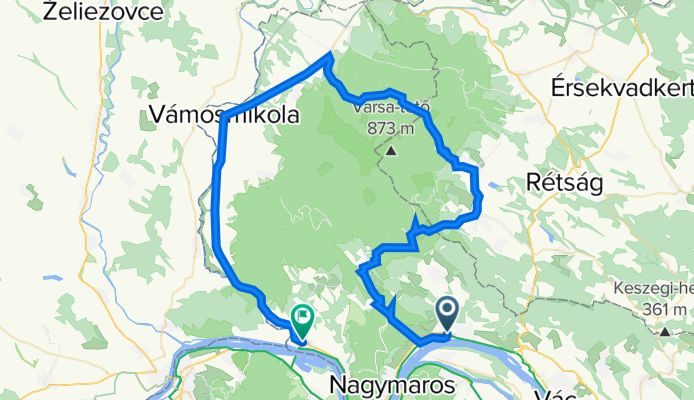 Szabadság utca 2, Kismaros - Ipolysági utca 6, Szob