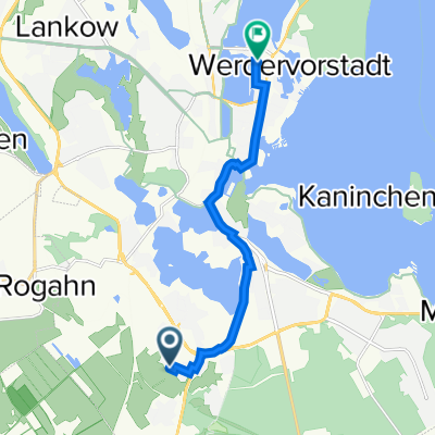 Achter de Wisch 7, Schwerin nach Ziegelseestraße 1–37, Schwerin