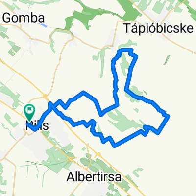 46-os kanyar (Pilis-Kilátó-Alagút-Terminátor-Rambó-Lipina-Szentmártoni út-Bicskei út-Alien-Ikertölgy völgye-Dózerolt-Gerinc-Sóderos-Pilis)