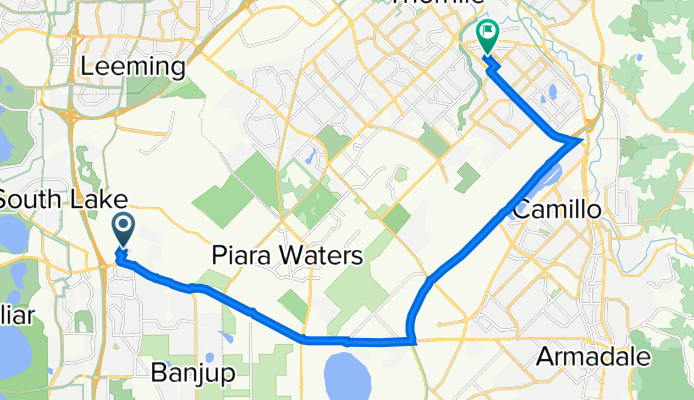 5 Chullora Bend, Jandakot to 26 Ospringe St, Gosnells