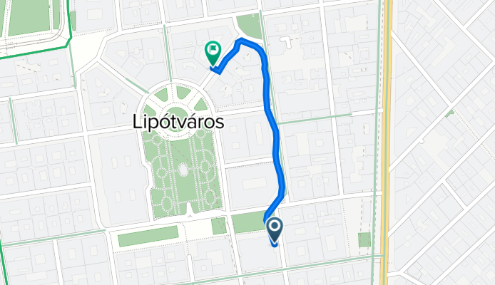Hercegprímás utca 24., Budapest V. kerület to Aulich utca 4., Budapest V. kerület