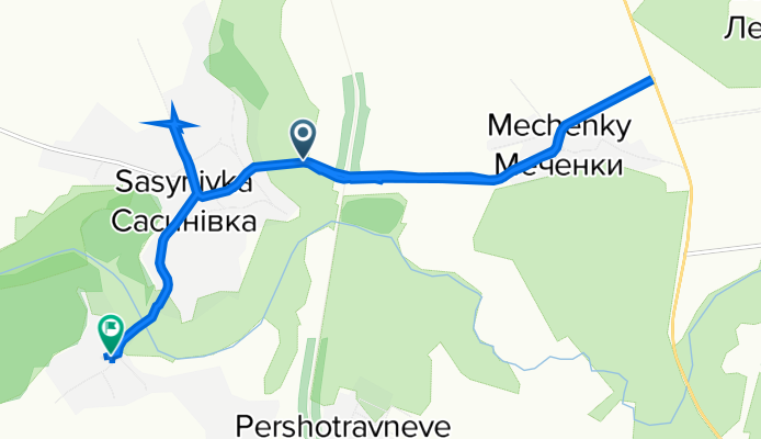 От О1718264 до Вулиця без назви, Сасинівка