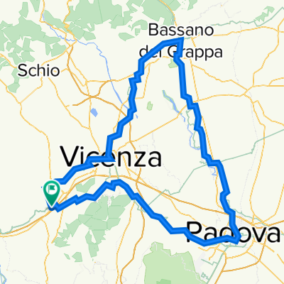 3 Tages-Runde Vicenza-Padua