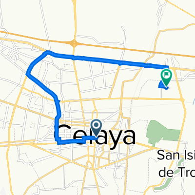 Calle José María Morelos 102C, Celaya a Calle Palmira 201A, Celaya