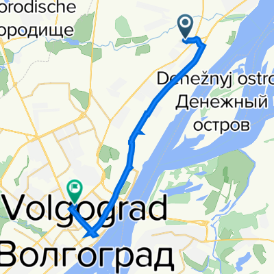 От улица Могилевича 9, Волгоград до Севастопольская улица 15, Волгоград