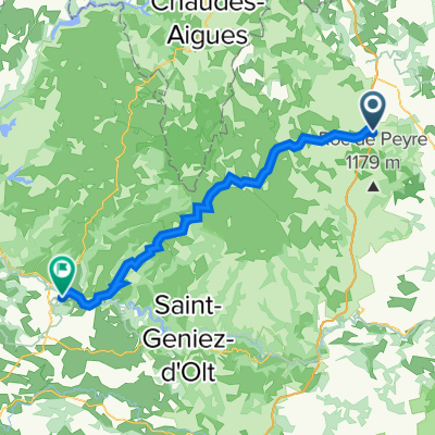 B23 Compostelle : Aumont Aubrac - Espalion