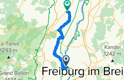 Route in der Bikemap App öffnen