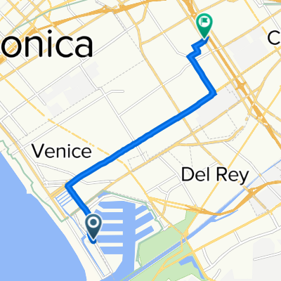 4360 Via Marina, Marina del Rey to 3340 Sawtelle Blvd, Los Angeles