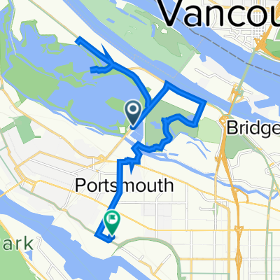 Peninsula Crossing Trail, Portland to 6814 N Haven Ave, Portland