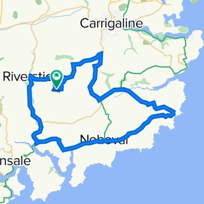 47km via riverstick and Roberts cove