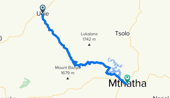 Eastern Cape - Ugie to Mthatha