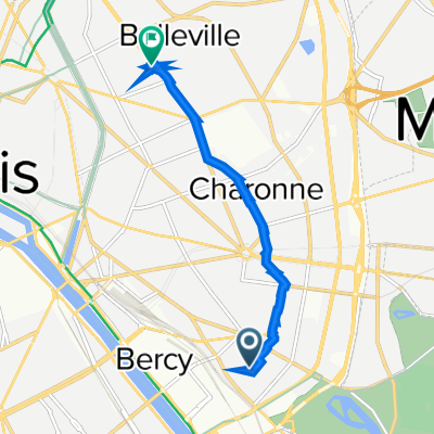 De Rue de Wattignies 45, Paris à Rue Jean-Pierre Timbaud 120, Paris